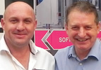 Brian Howarth (right), managing director of Magnet, with Steve Venter, managing director of Rittal South Africa, at Magnet’s Durban launch of the Rittal product line.
